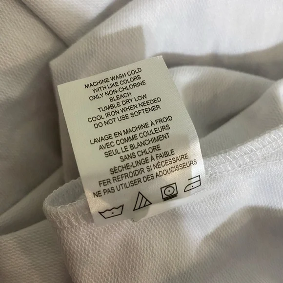 AHEAD CASUALS WOMEN'S SUE SWEATSHIRT XL WHITE CAMO HEATHER NEW NWT - Picture 6 of 6